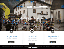 Tablet Screenshot of maddaleneskymarathon.it